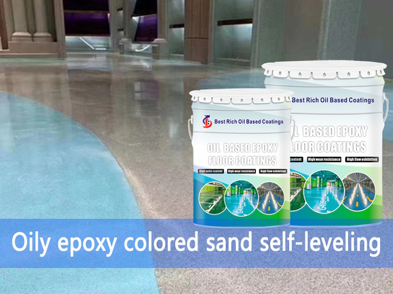 Oil Based Epoxy Colored Sand Self-leveling Floor Paint